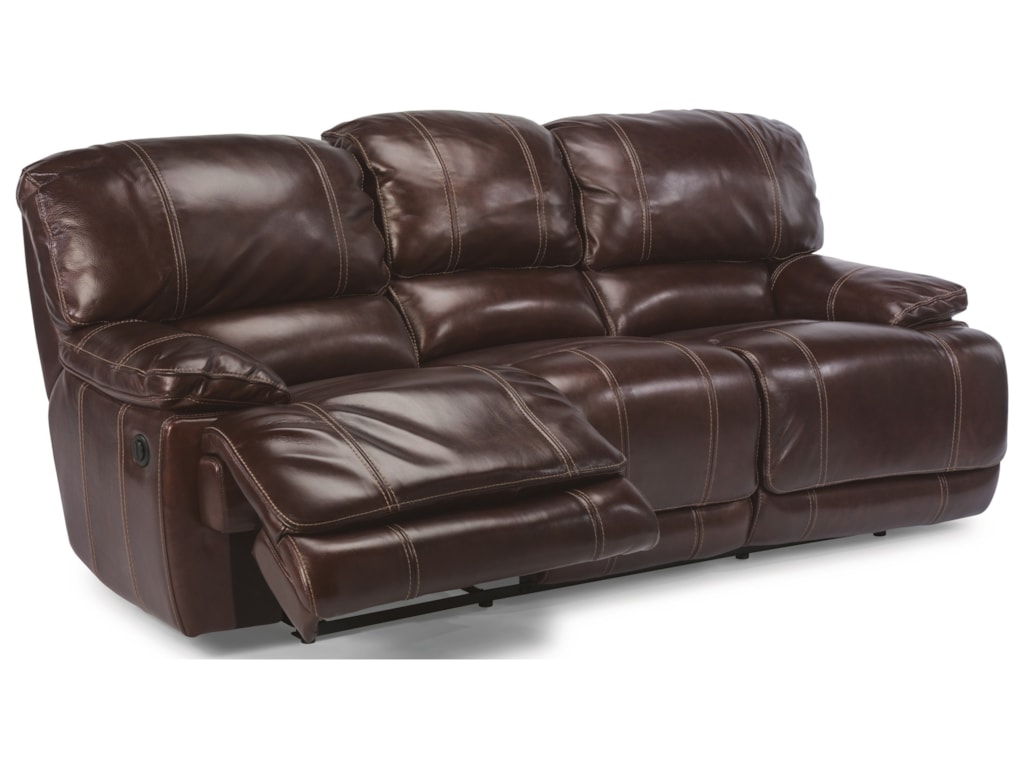 Flexsteel Laudes Belmont Reclining Sofa With Pillow Arms Flexsteel Laudes Belmont Reclining Sofa