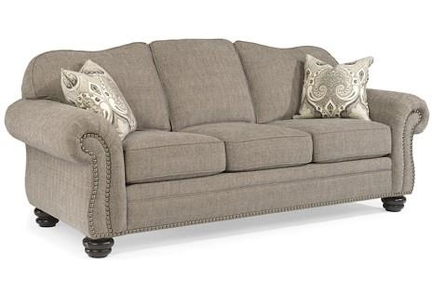 Flexsteel Bexley 1289380 Traditional Sofa With Nail Head Trim Dunk Bright Furniture Sofa Flexsteel Bexley 1289380 Traditional Sofa With Nail Head Trim Dunk Bright Furniture Sofa