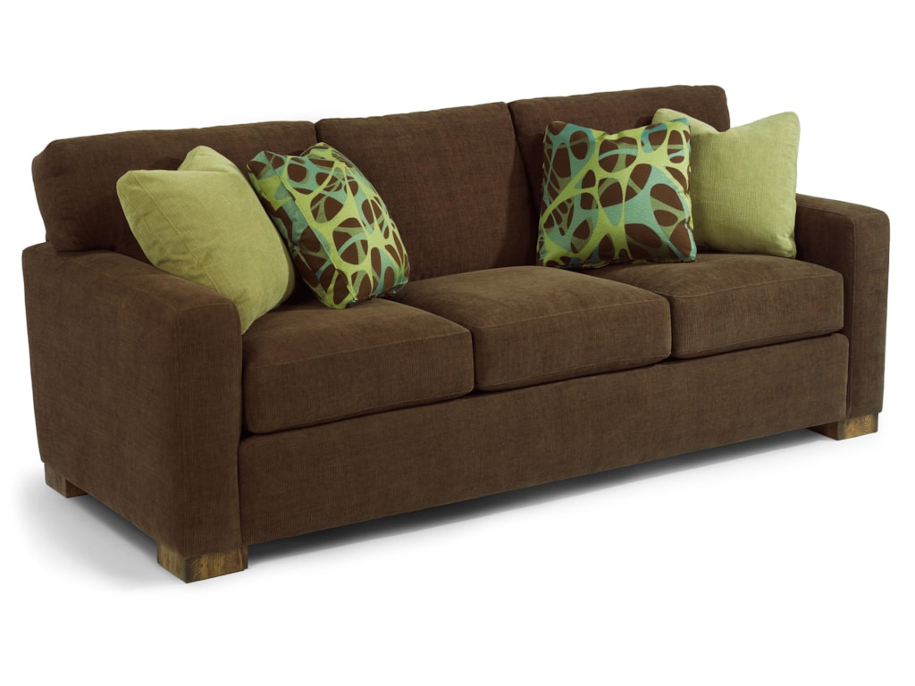Flexsteel Bryant Contemporary Sofa With Loose Pillow Back Belfort Flexsteel Bryant Contemporary Sofa With Loose Pillow Back