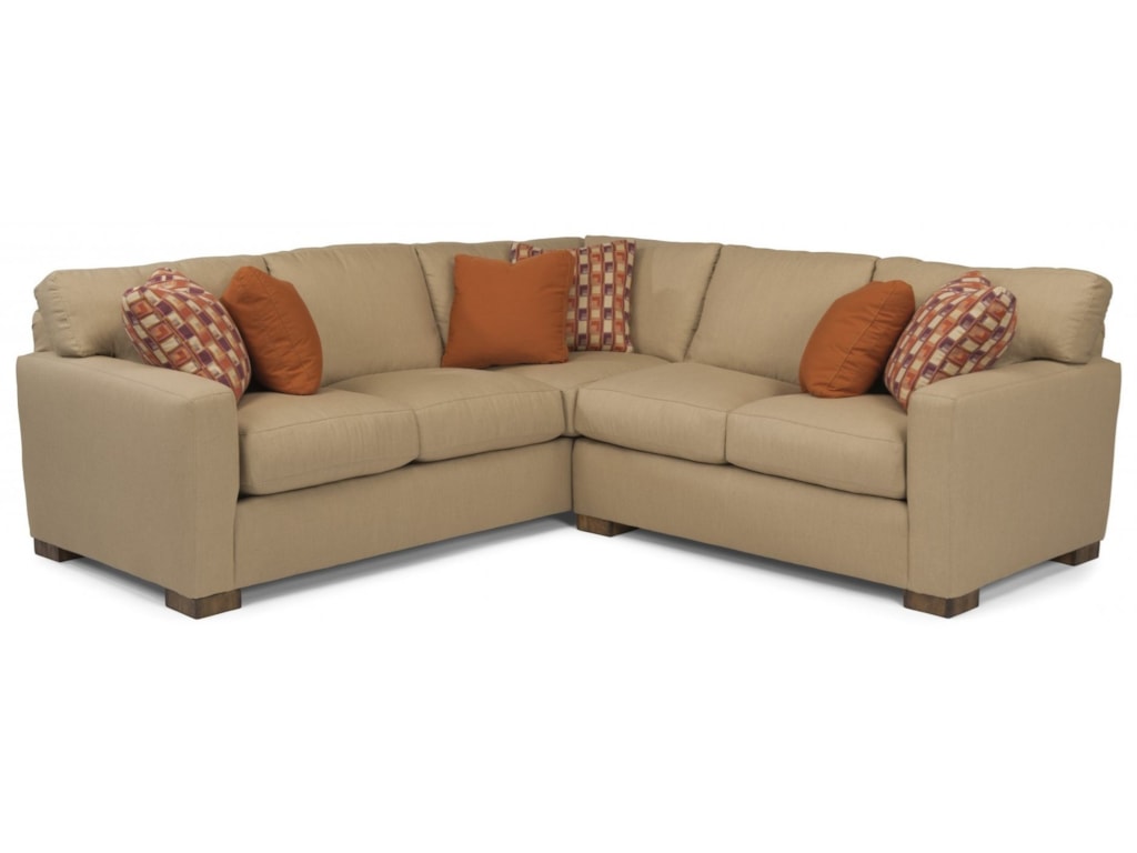 Flexsteel Bryant Contemporary 4 Seat Sectional Sofa Knight Bryant Contemporary 4 Seat Sectional Sofa By Flexsteel