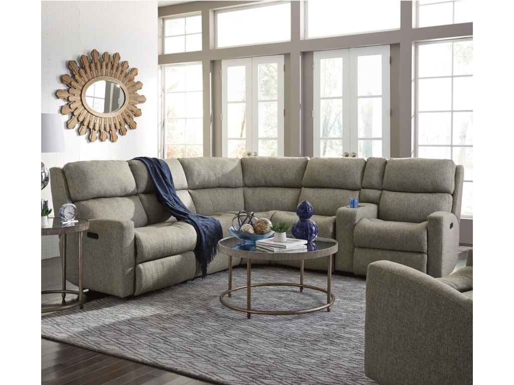 Flexsteel Catalina Six Piece Reclining Sectional Sofa Moore S Home Flexsteel Catalina6 Pc Reclining Sectional Sofa