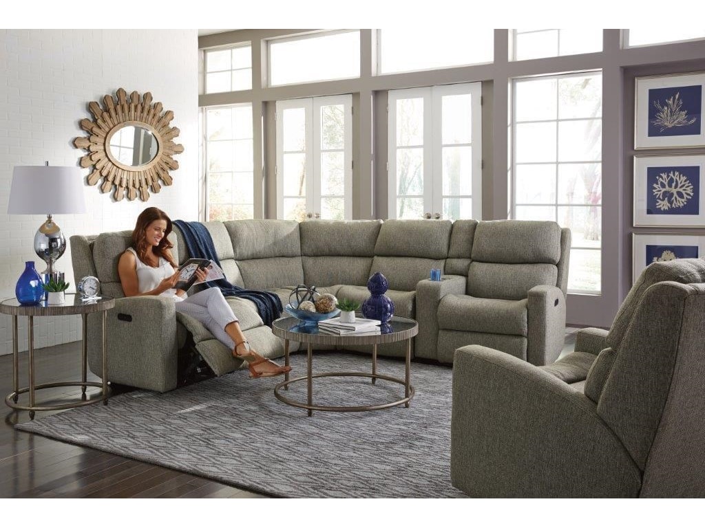Caravan 6pc Reclining Sectional Caravan 6pc Reclining Sectional