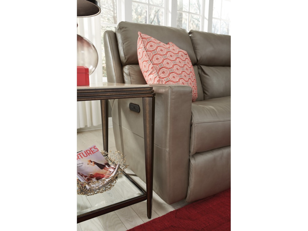 Flexsteel Catalina 3900 62h Contemporary Casual Power Reclining Sofa Flexsteel Catalinapower Reclining Sofa W Pwr Headrests