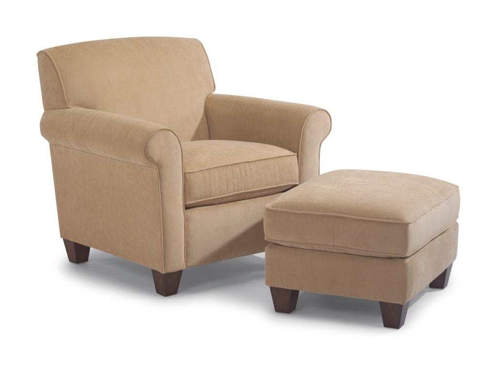 Dana Upholstered Chair By Flexsteel At Dunk Bright Furniture
