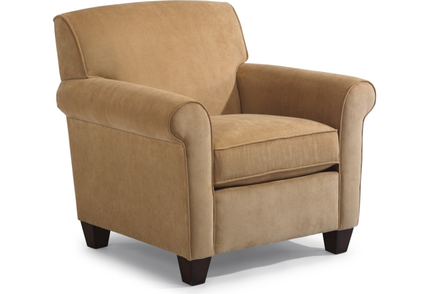 Flexsteel Dana Upholstered Chair Zak S Home Upholstered Chairs