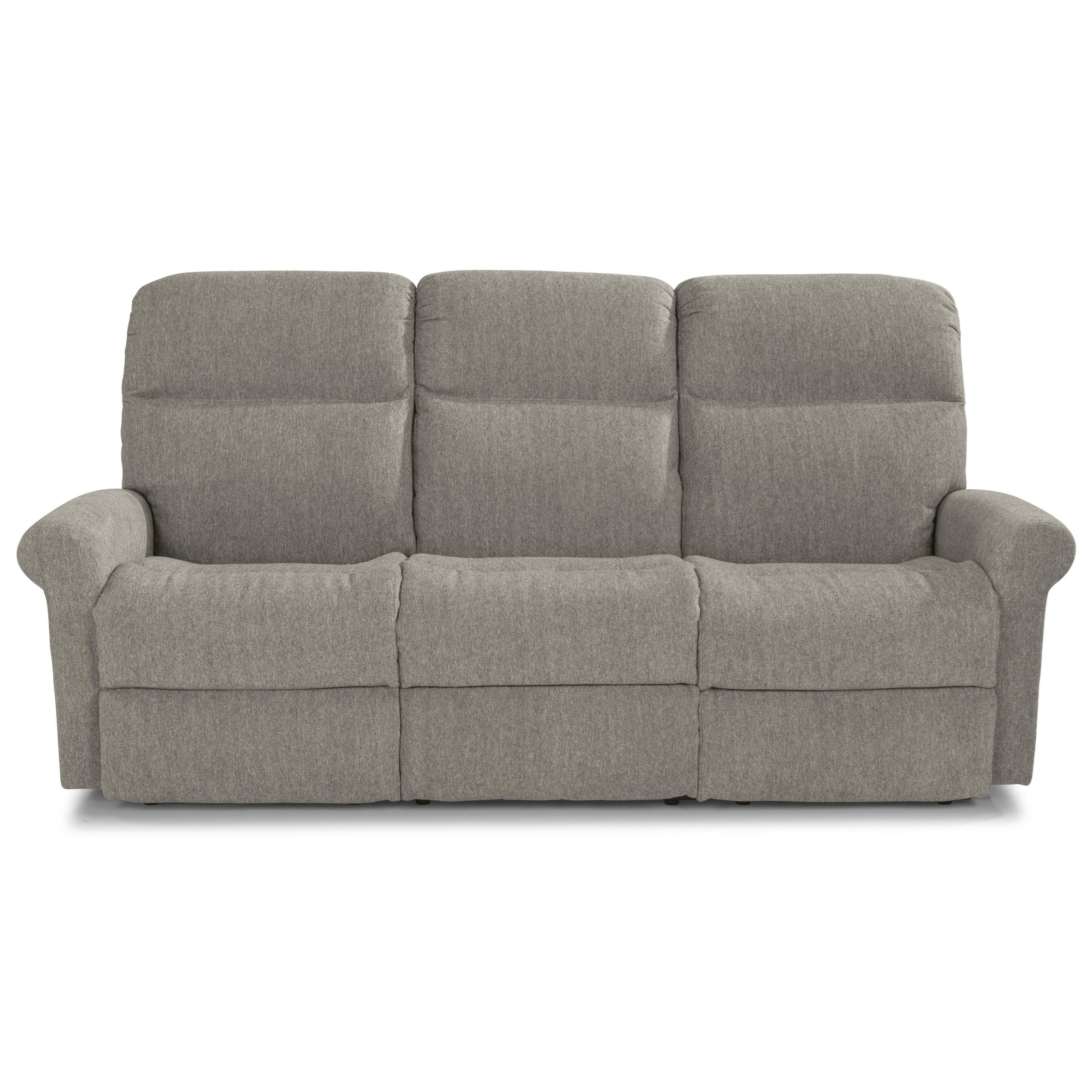 Flexsteel Davis Casual Reclining Sofa Conlin S Furniture Reclining Sofas