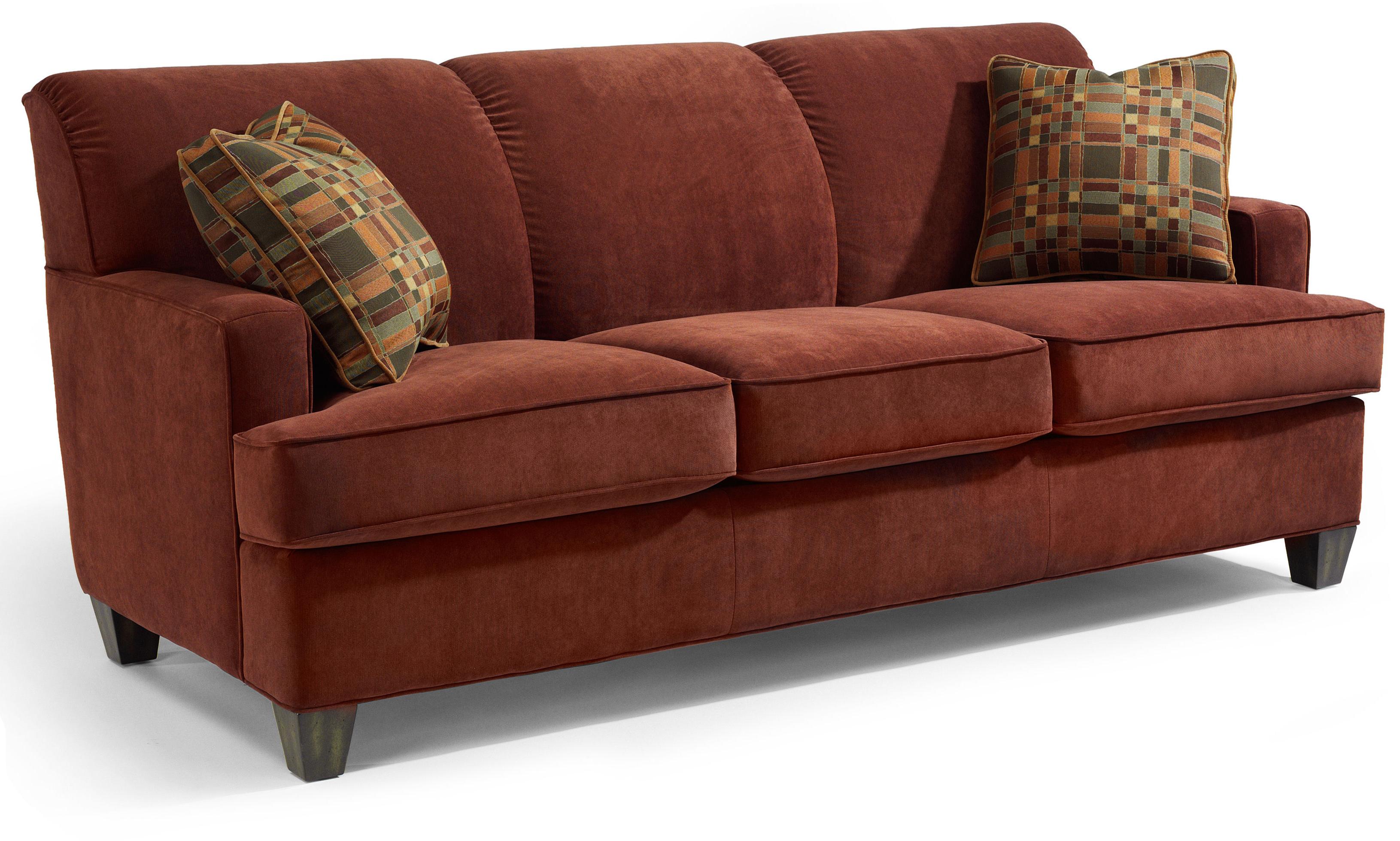 Flexsteel Dempsey 5641 31 Contemporary Sofa With Track Arms Dunk Bright Furniture Sofas