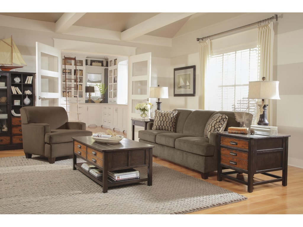 Flexsteel Dempsey Contemporary Sofa With Track Arms Steger S Flexsteel Dempseysofa