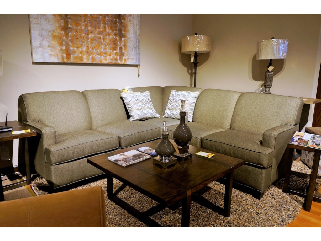 Flexsteel Dempsey Contemporary Sofa With Track Arms Mueller Flexsteel Dempseysofa