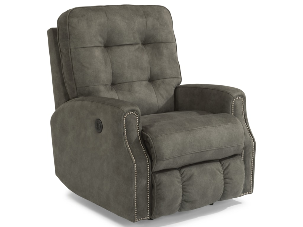 Devon On Tufted Rocker Recliner With Headrest By Flexsteel At Turk Furniture