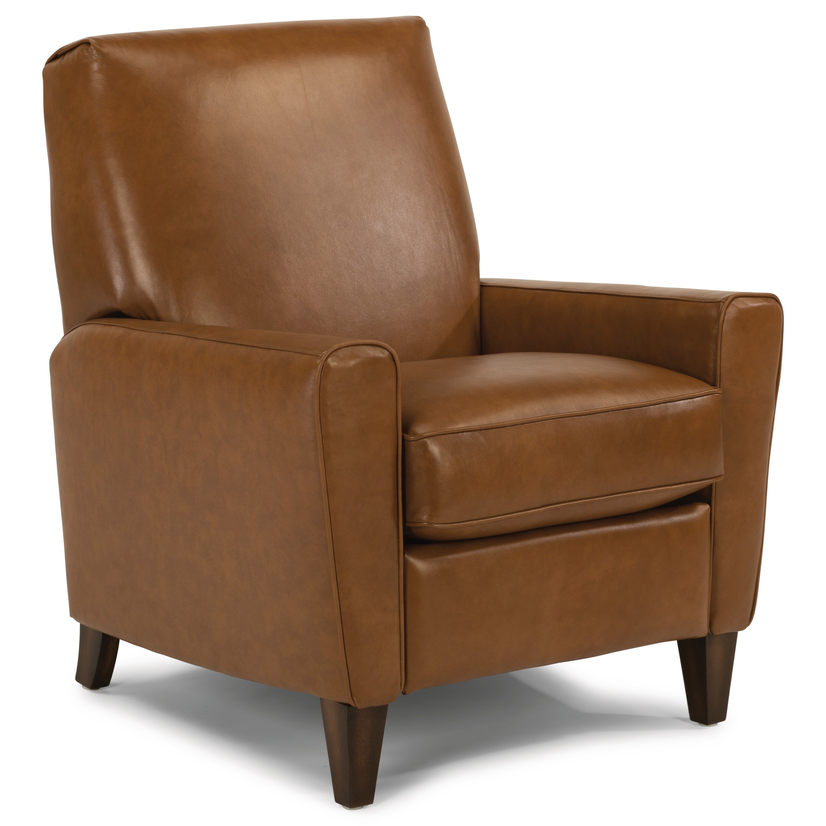 Flexsteel Digby Upholstered High Leg Recliner Chair Fashion Furniture High Leg Recliners