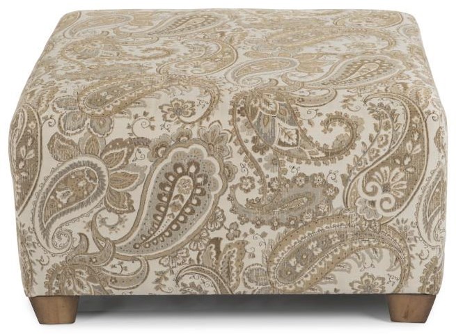 Flexsteel Ross Contemporary Square Cocktail Ottoman Crowley