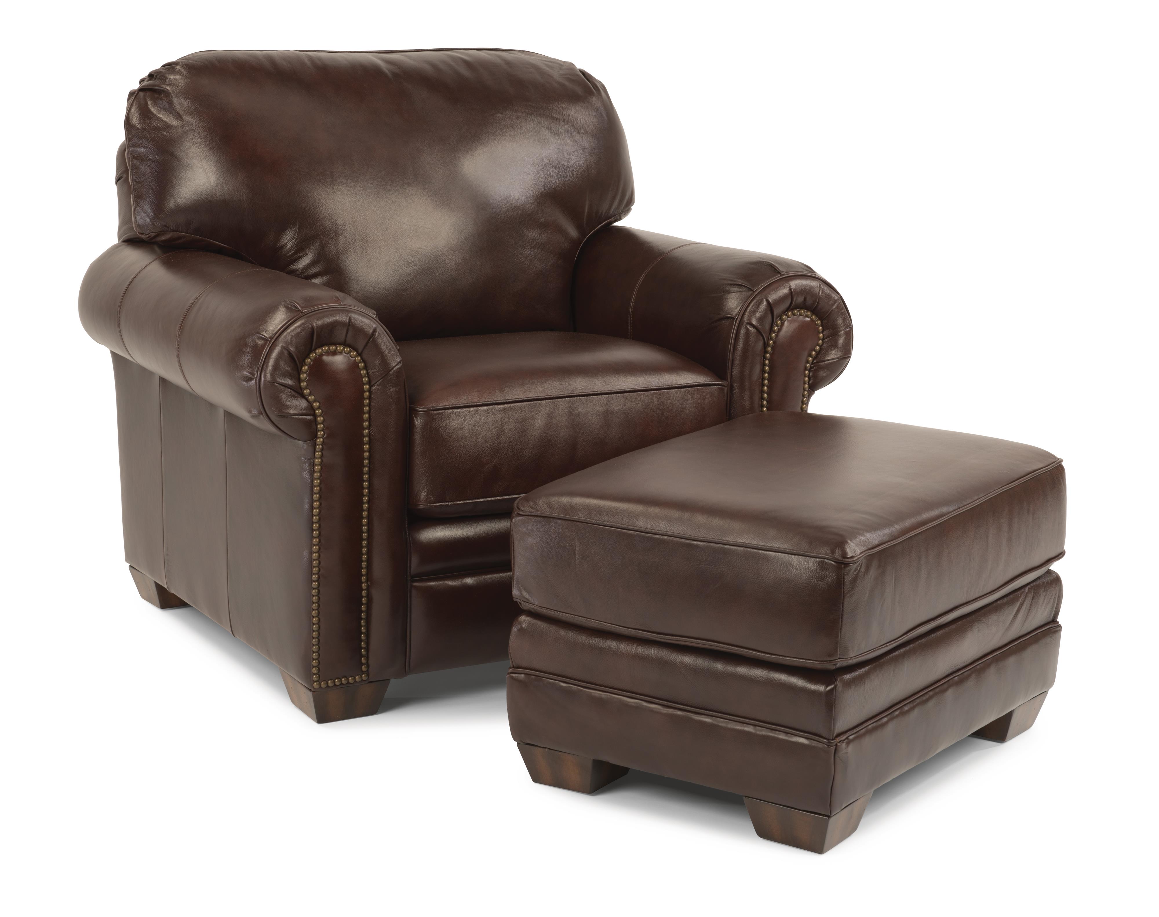 Flexsteel Harrison Upholstered Chair and Ottoman - Belfort Furniture - Chair & Ottoman Sets