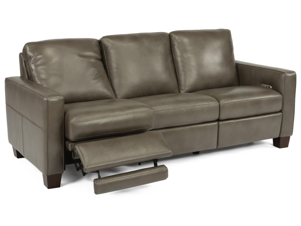 Laudes Britton Casual Reclining Sofa With Track Arms By Flexsteel At Rooms And Rest