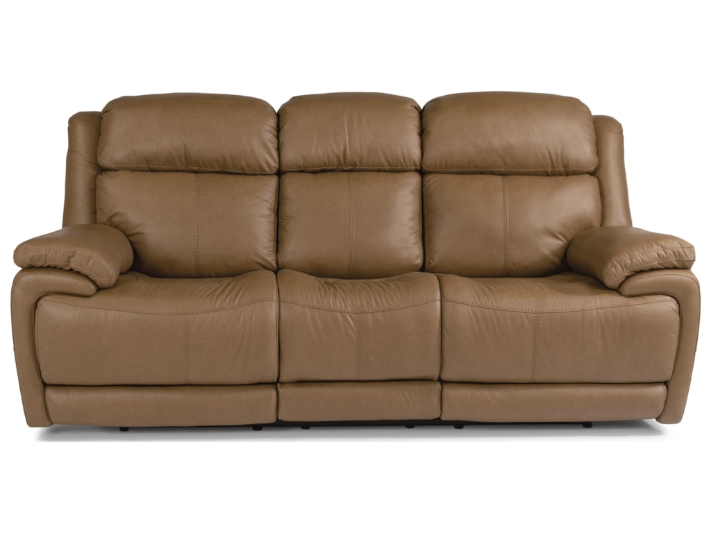 Flexsteel Laudes Elijah 1465 62ph Contemporary Reclining Flexsteel Laudes Elijah Reclining Sofa With Headrest
