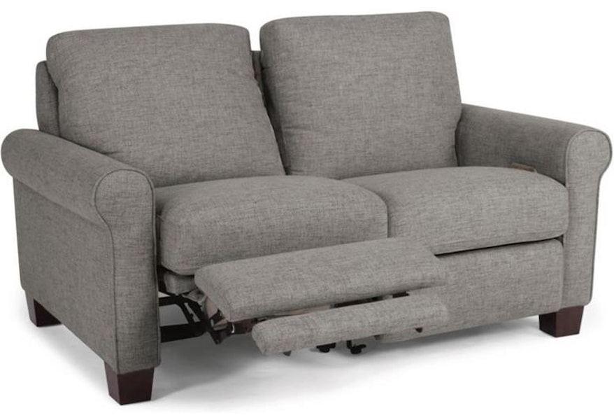 Flexsteel Latitudes Melanie Transitional Power Reclining Loveseat With Usb Ports A1 Furniture Mattress Reclining Loveseats
