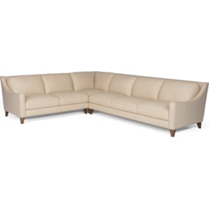 Flexsteel Latitudes Melrose Contemporary Sectional Sofa With Cup Holders And Usb Ports Zak S Home Sectional Sofas