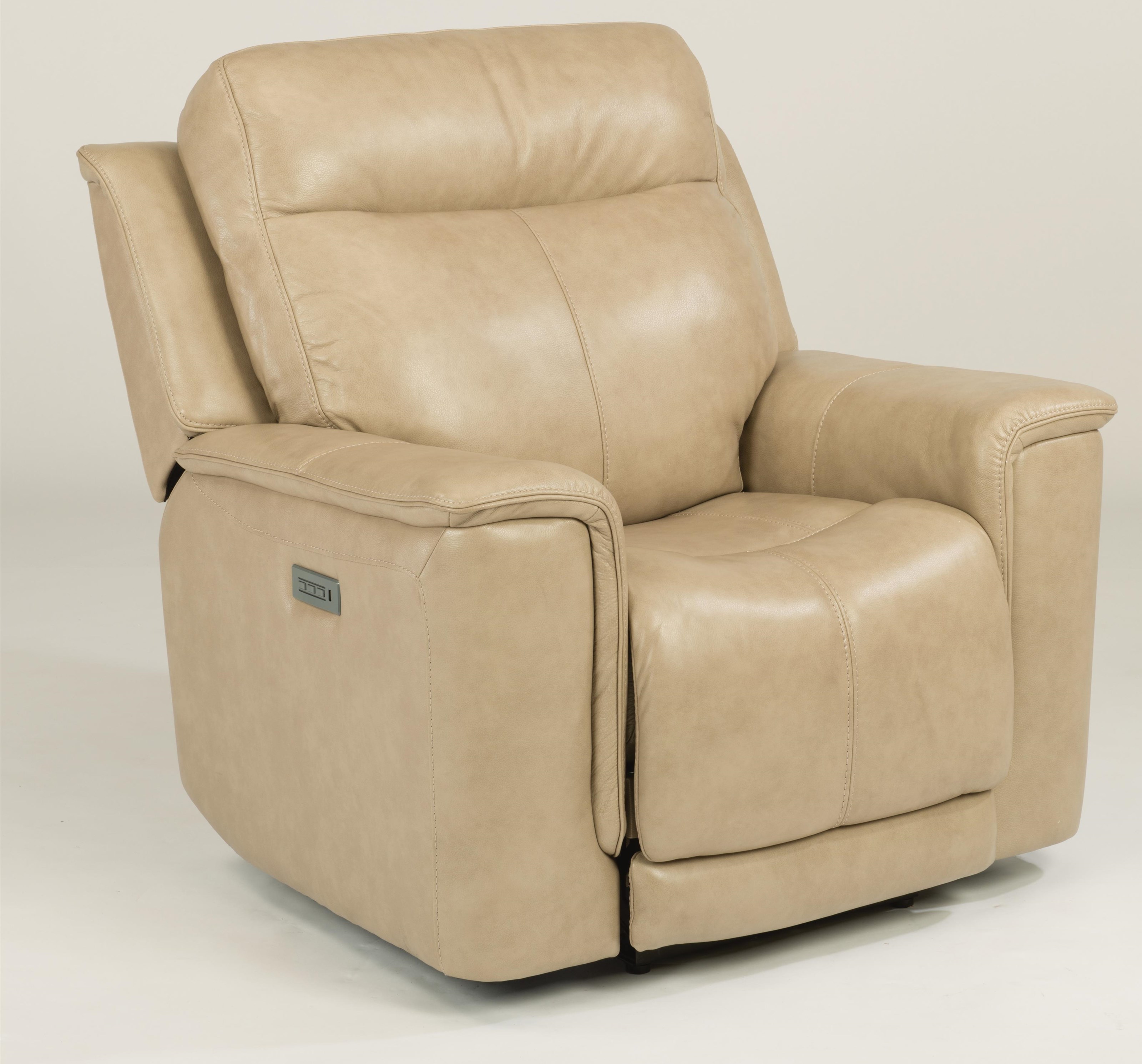 Flexsteel Latitudes Miller Power Recliner With Power Headrest And Adjustable Lumbar Howell Furniture Recliners