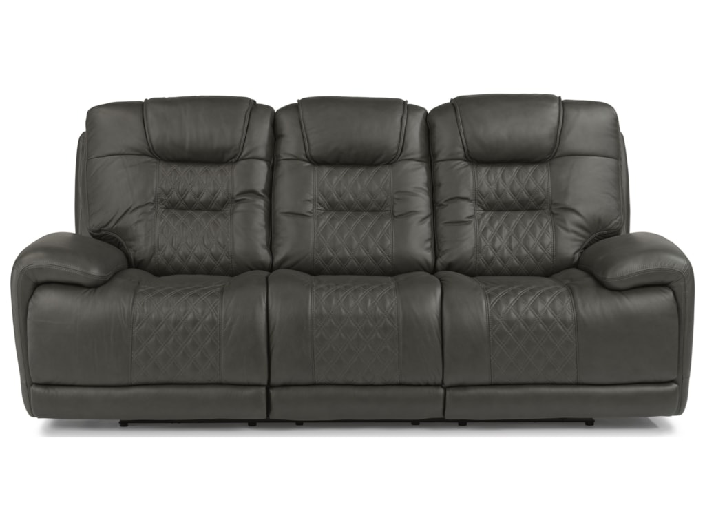 Flexsteel Benz Contemporary Reclining Sofa With Headrest Flexsteel Benz Reclining Sofa With Headrest