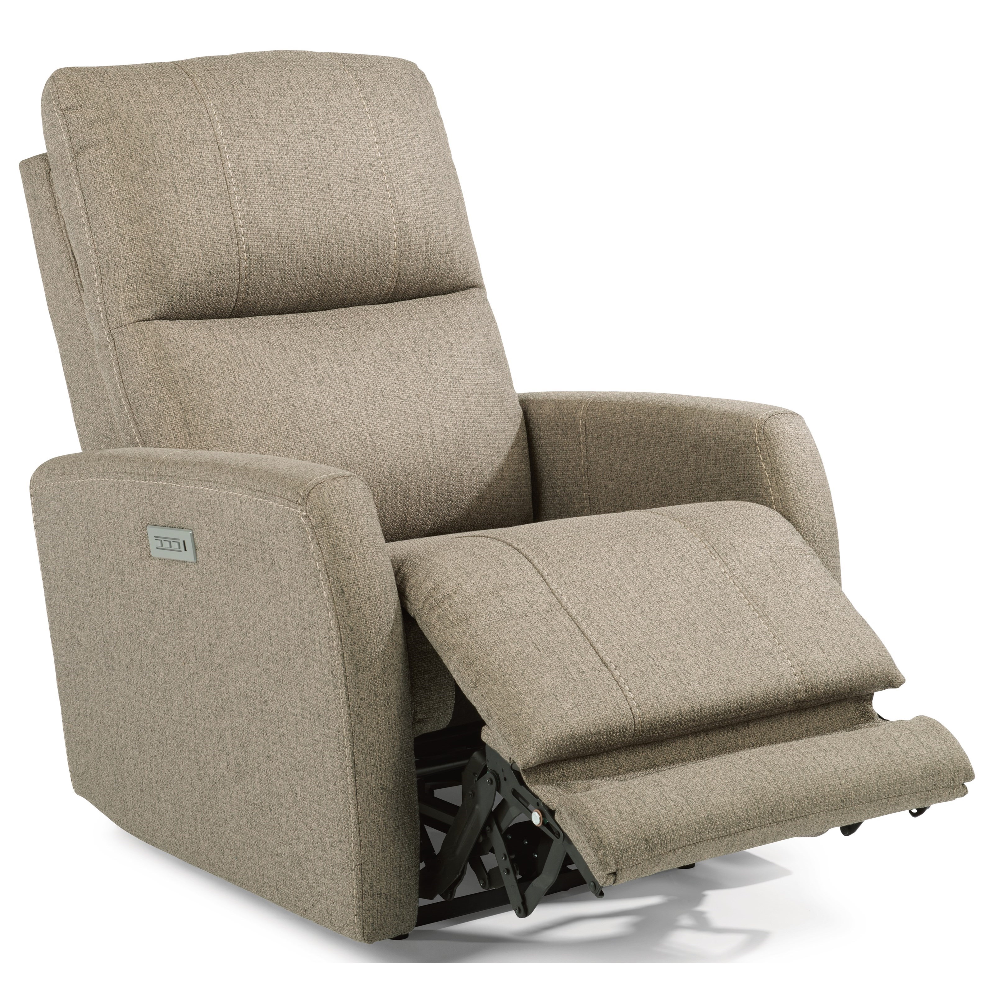 Flexsteel Latitudes Sadie Contemporary Power Recliner With Power Headrest And Lumbar Zak S Home Recliners