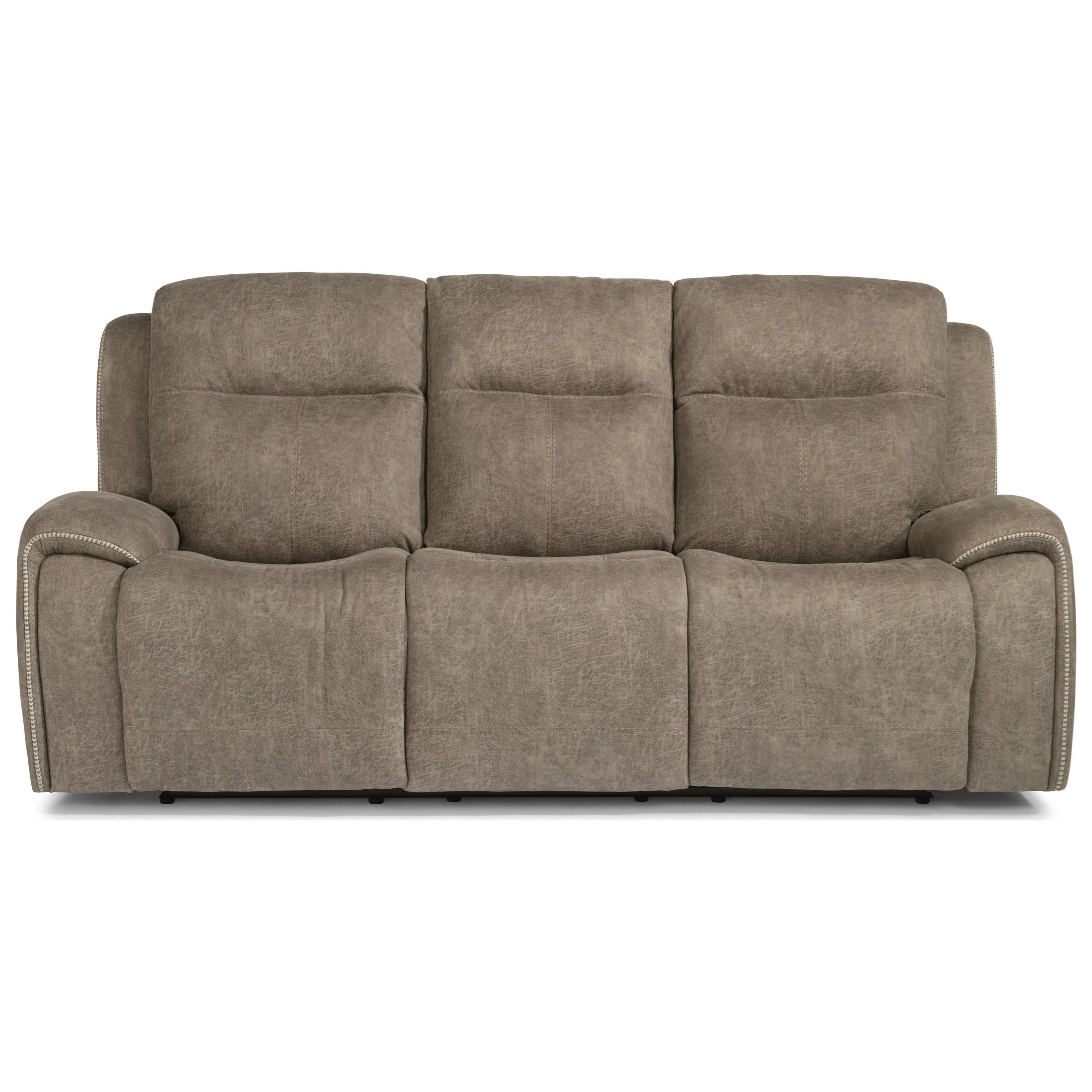 Flexsteel Latitudes Solo Contemporary Power Reclining Sofa W