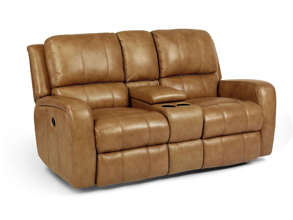 Flexsteel Latitudes Hammond Power Reclining Love Seat With Console Flexsteel Latitudes Hammondpower Reclining Love Seat With Console