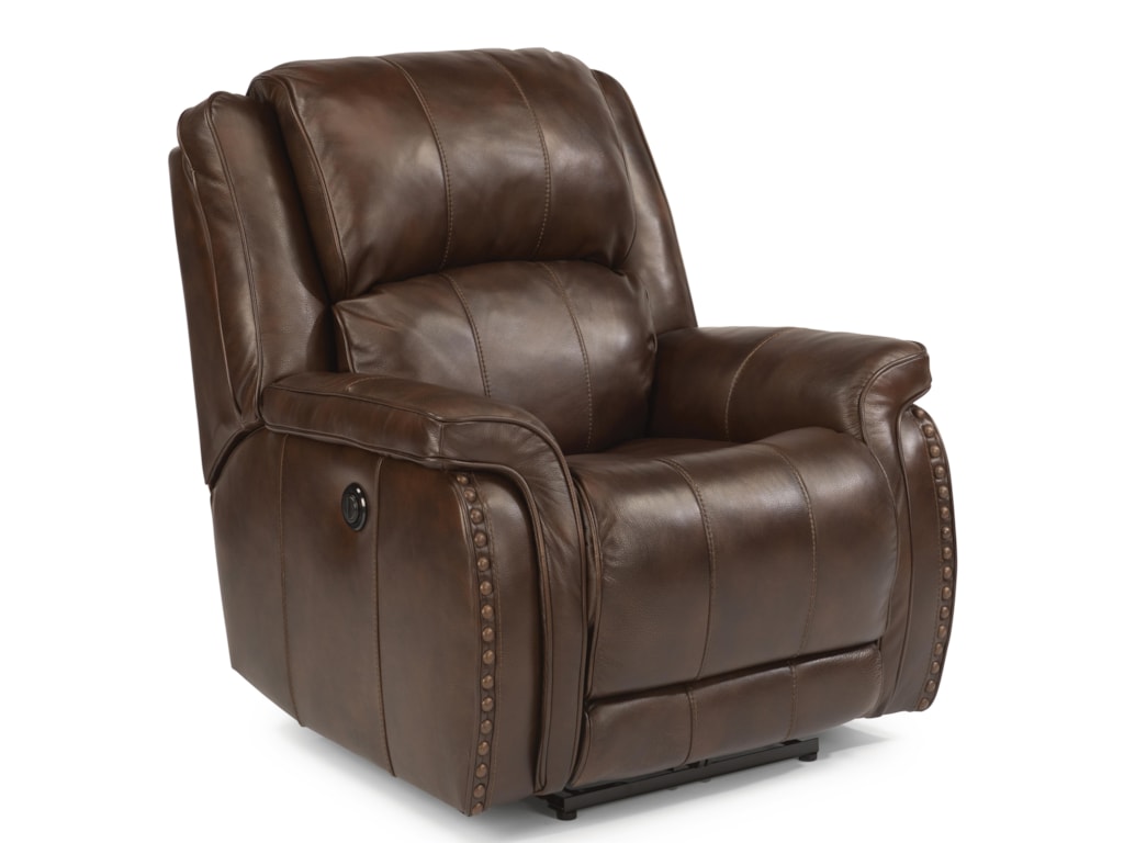 Casual Recliner With Pillow Arms And Oversized Rustic Casual Recliner With Pillow Arms And Oversized Rustic