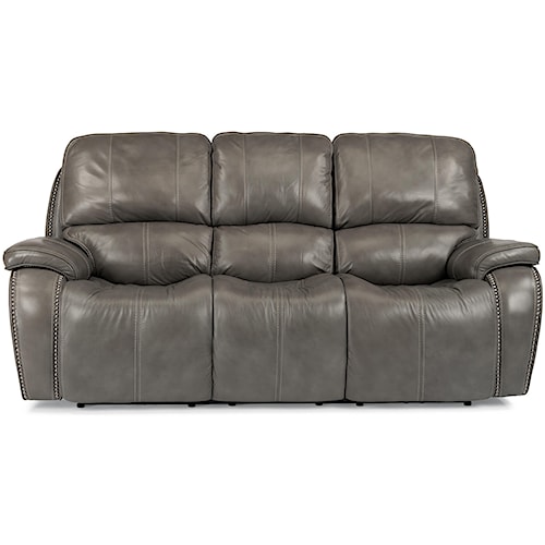 Flexsteel Laudes Mackay 1617 62p Reclining Sofa Northeast Flexsteel Laudes Mackay Reclining Sofa With Nailheads And Usb Charging Ports