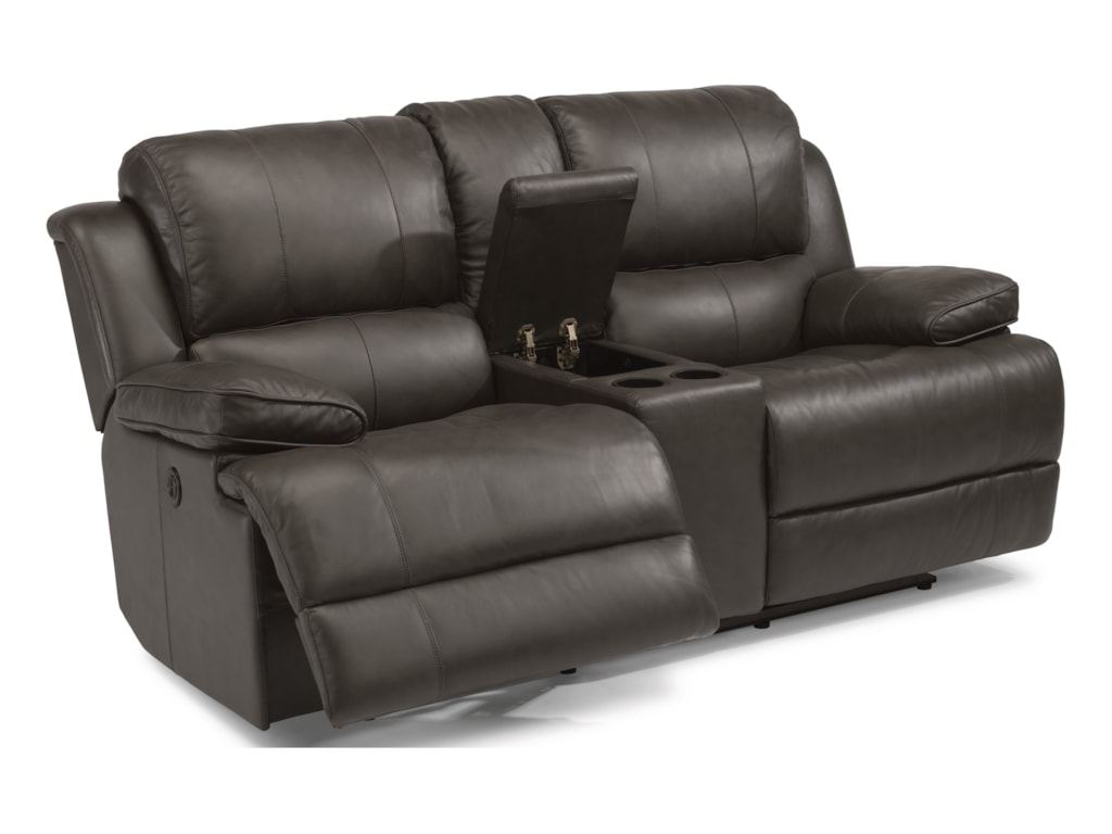 Flexsteel Laudes Simon Reclining Loveseat With Flexsteel Laudes Simon Reclining Loveseat With