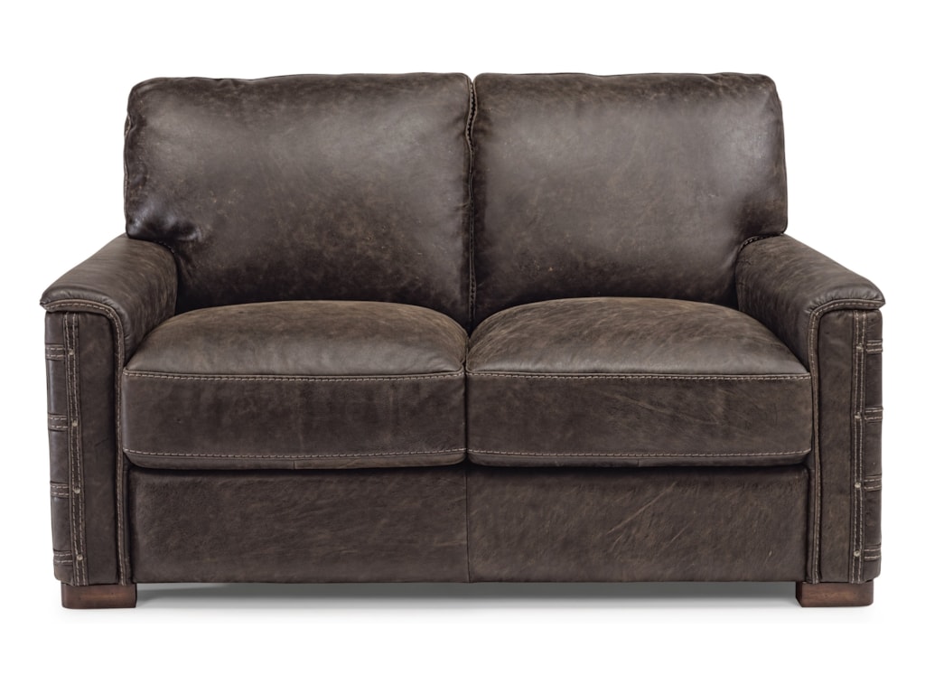 Flexsteel Latitudes Lomaxleather Love Seat Flexsteel Latitudes Lomaxleather Love Seat