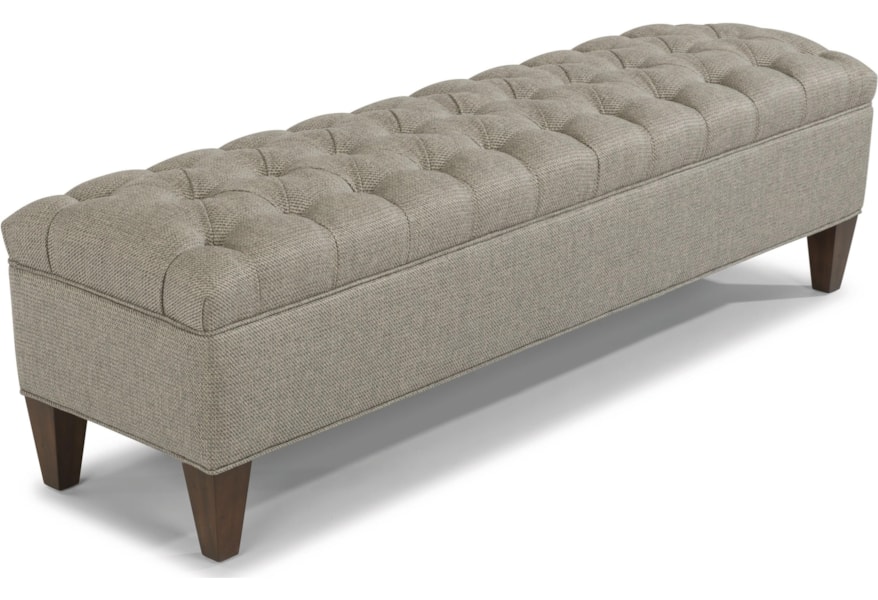London Upholstered Bench With On Tufted Seat By Flexsteel At Dunk Bright Furniture London Upholstered Bench With On Tufted Seat By Flexsteel At Dunk Bright Furniture