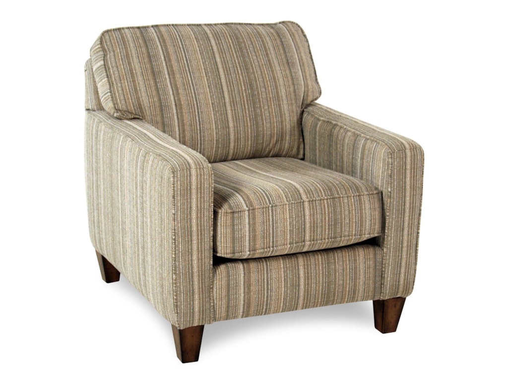 Flexsteel Race Point Upholstered Chair With Reversible Seat Cushions Race Point Upholstered Chair With Reversible Seat Cushions And Welt Cord Accent By Flexsteel