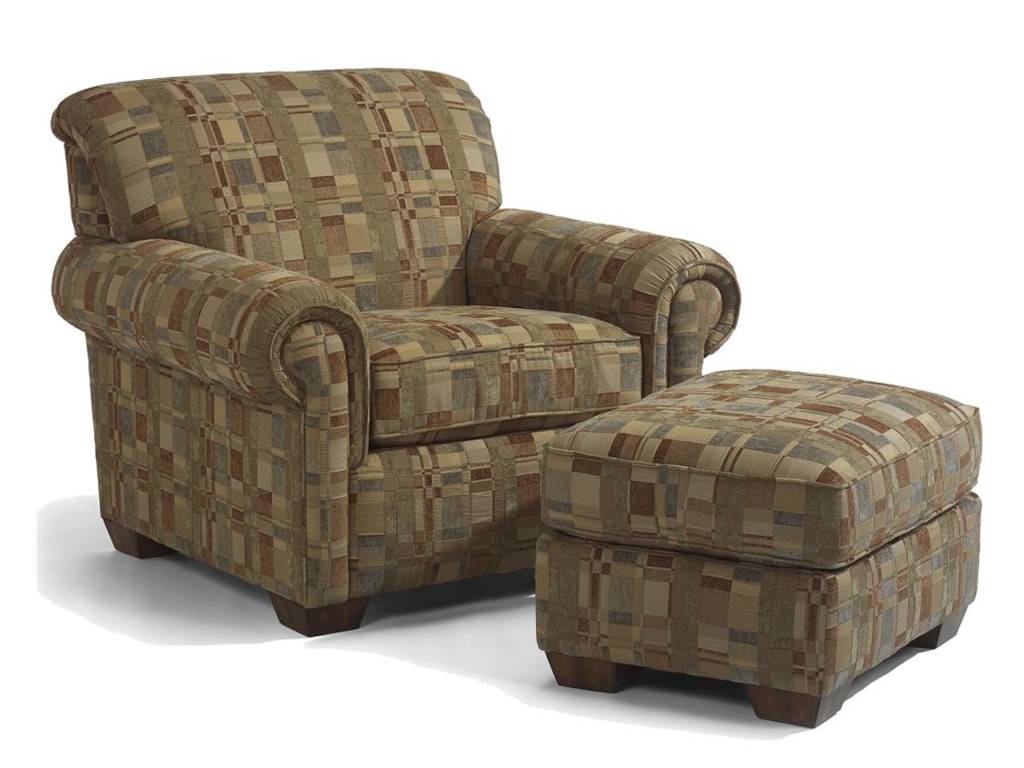 Flexsteel Main StreetChair and Ottoman