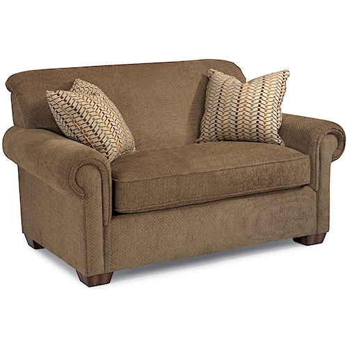 Flexsteel Main Street Rolled Arm Twin Sofa Sleeper Westrich Flexsteel Main Street Rolled Arm Twin Sofa Sleeper