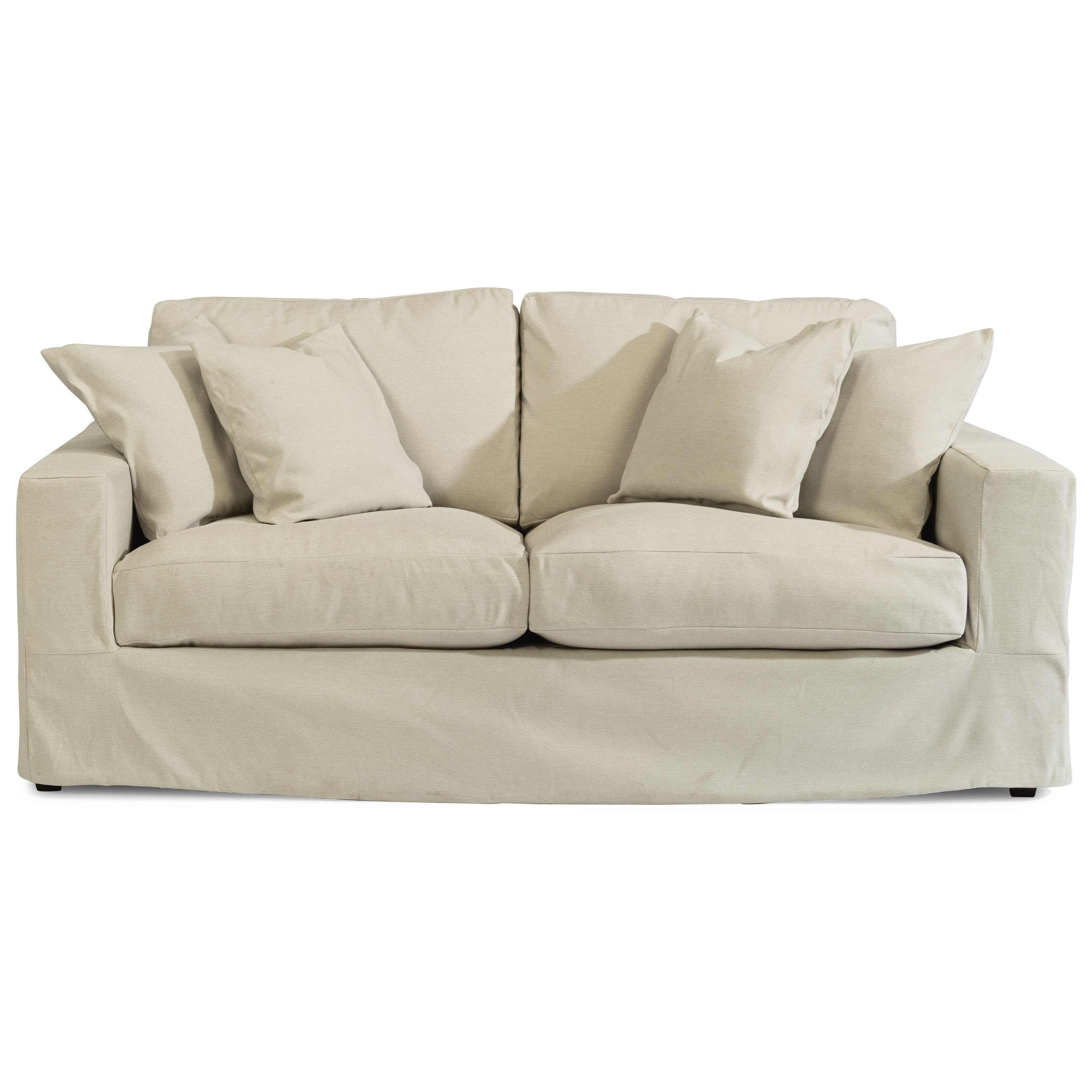 Flexsteel Meadow 70slp 30 Casual Contemporary Slipcovered 2