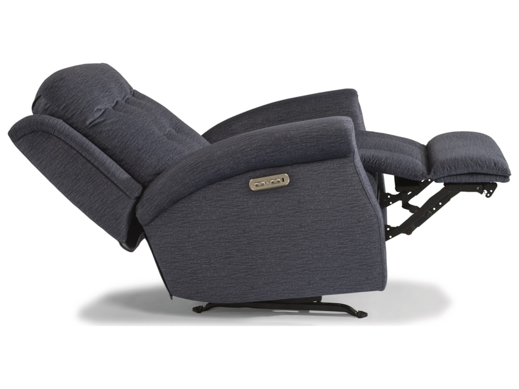 Flexsteel MinniePower Rocking Recliner with Power Headrest