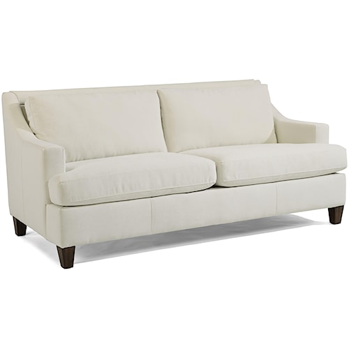 Mulberry Contemporary Small Scale 2 Seater Sofa By Flexsteel