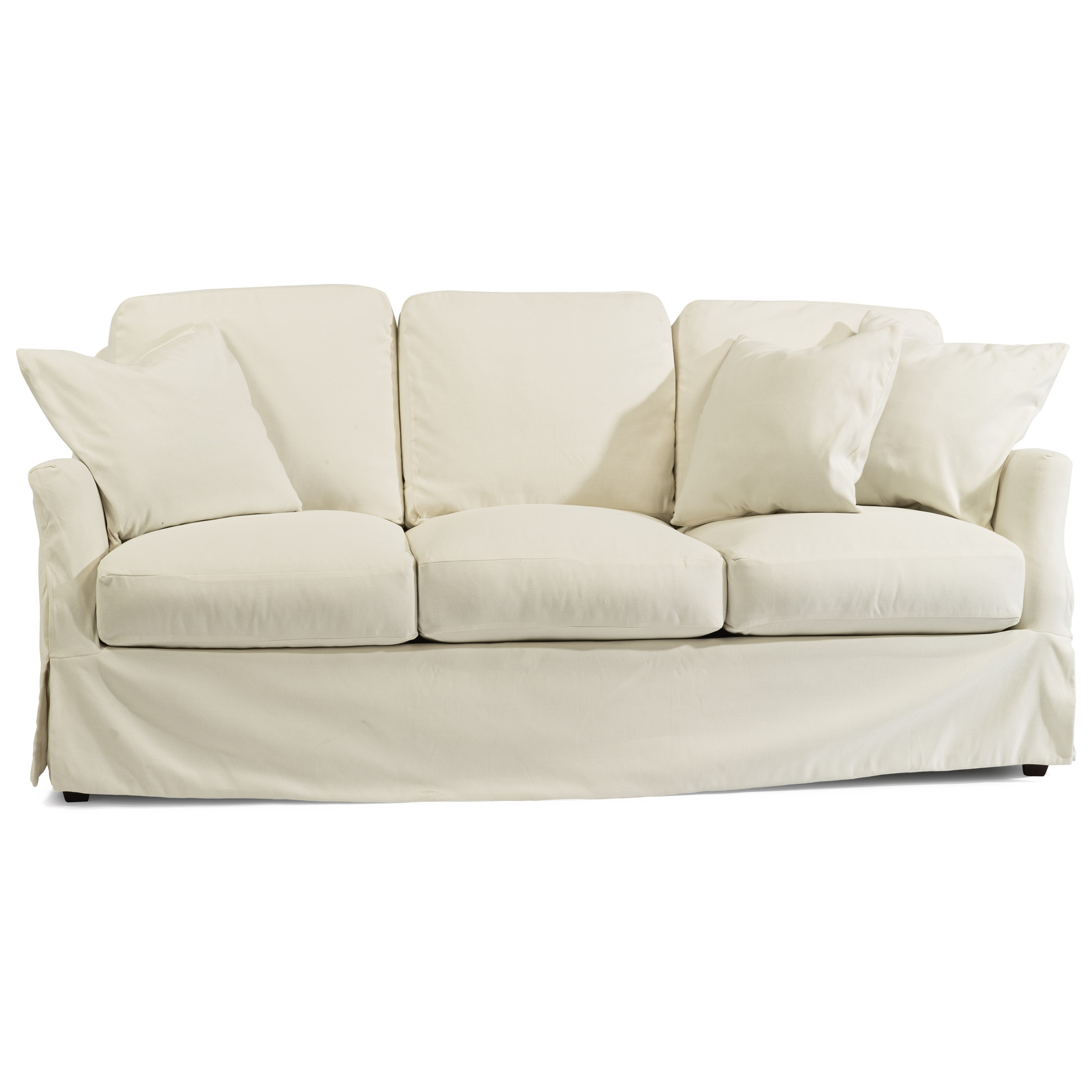 Flexsteel Natalie Casual Slipcovered Sofa Godby Home Furnishings