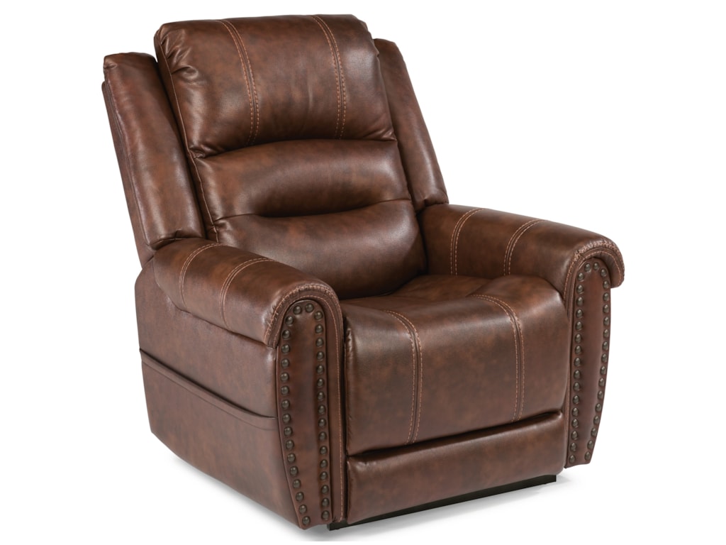 Flexsteel Latitudes Oscar Power Lift Recliner With Power Headrest And Lumbar Support Wayside Furniture Lift Chairs
