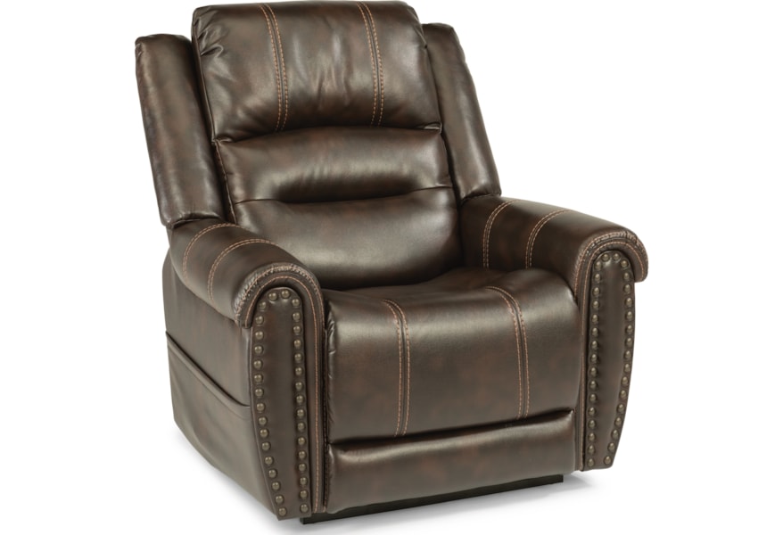 Flexsteel Latitudes Oscar 1590 55ph Power Lift Recliner With Power Headrest And Lumbar Support Coconis Furniture Mattress 1st Lift Chairs
