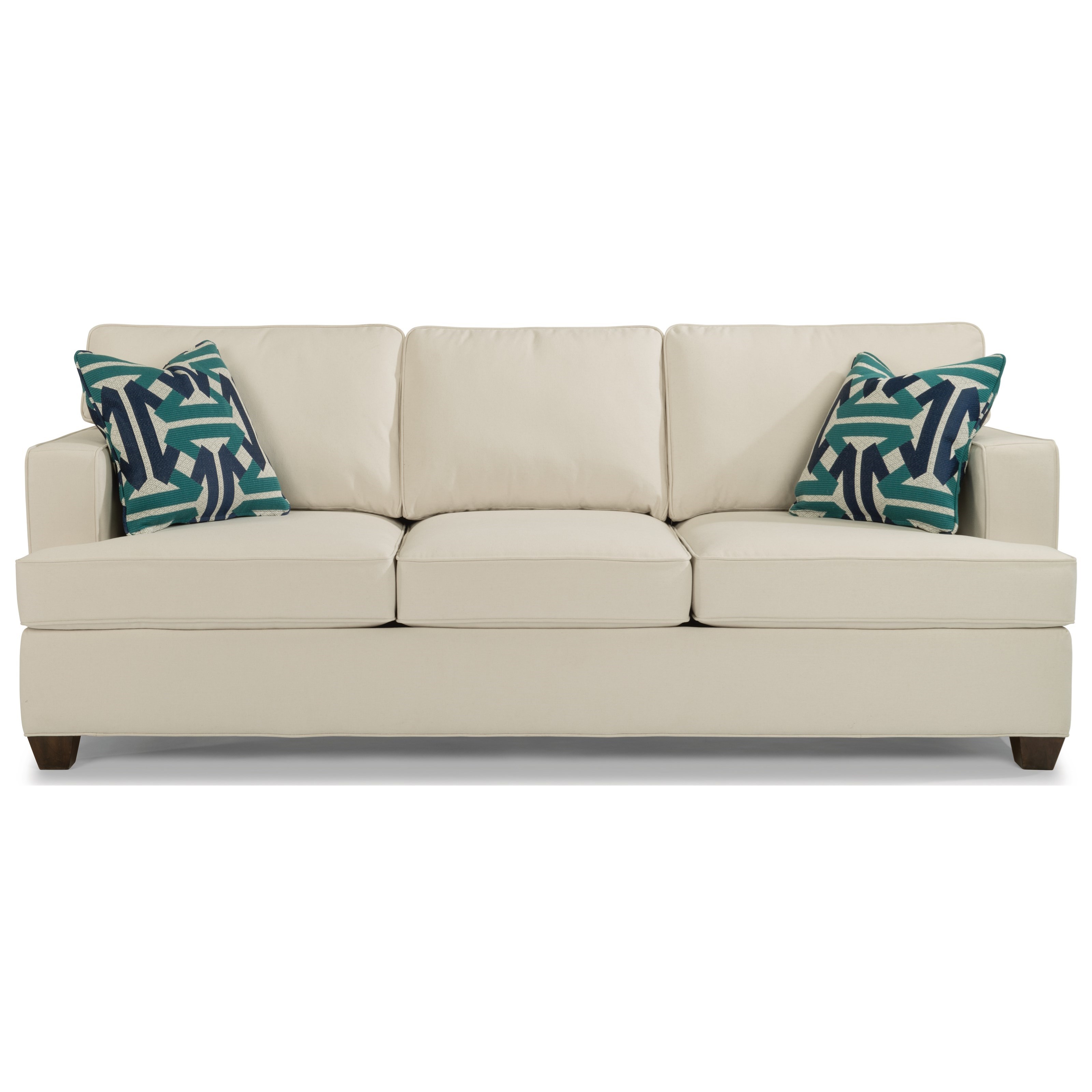 Flexsteel Pierce 5361 31 Contemporary Sofa With Track Arms Dunk
