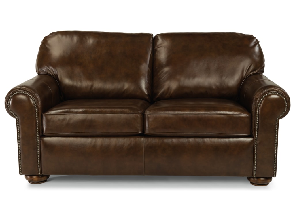 Flexsteel Preston Traditional Full Sleeper Sofa With Nailhead Trim Flexsteel Prestonfull Sleeper Sofa