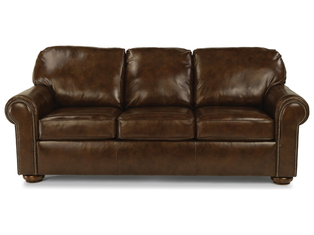 Preston Traditional Queen Sleeper Sofa With Nailhead Trim By Flexsteel At Crowley Furniture Mattress