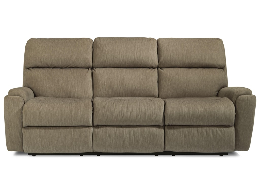 Flexsteel Rio 2904 62h Casual Reclining Sofa With Flexsteel Rio 2904 62h Casual Reclining Sofa With