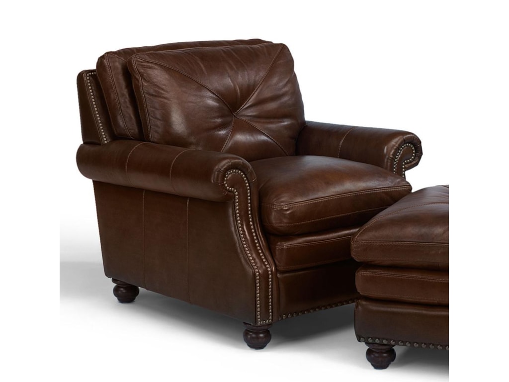 Flexsteel Latitudes-SuffolkUpholstered Leather Chair