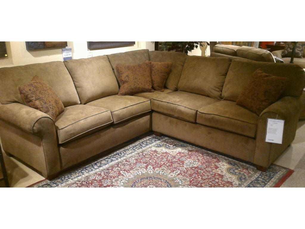 Thornton 2 Piece Sofa Sectional By Flexsteel At Dunk Bright Furniture