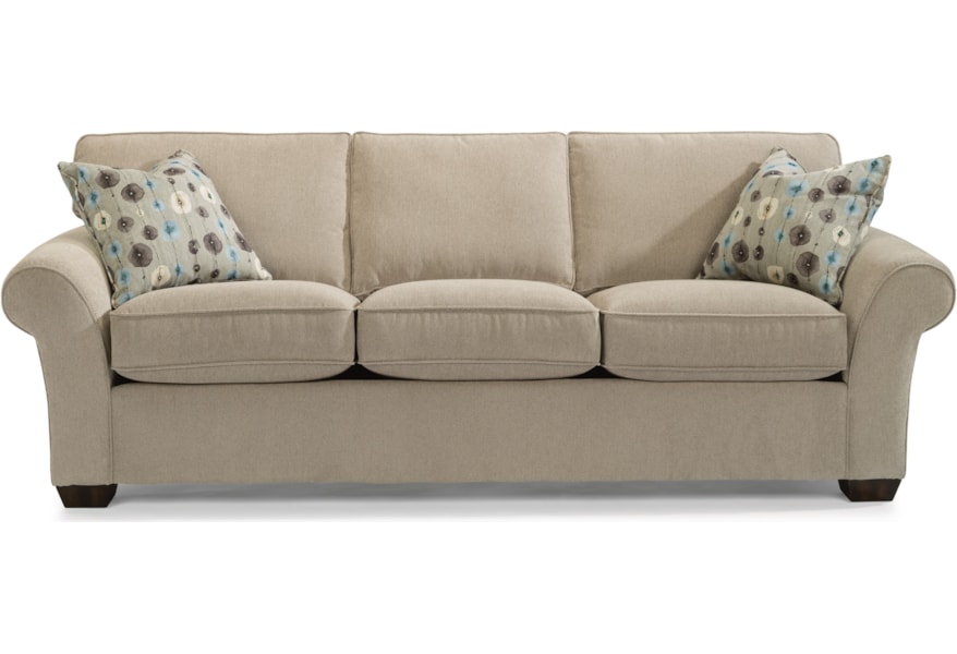 Flexsteel Vail 7305 31 91 Three Cushion Sofa Hudson S Flexsteel Vail 7305 31 91 Three