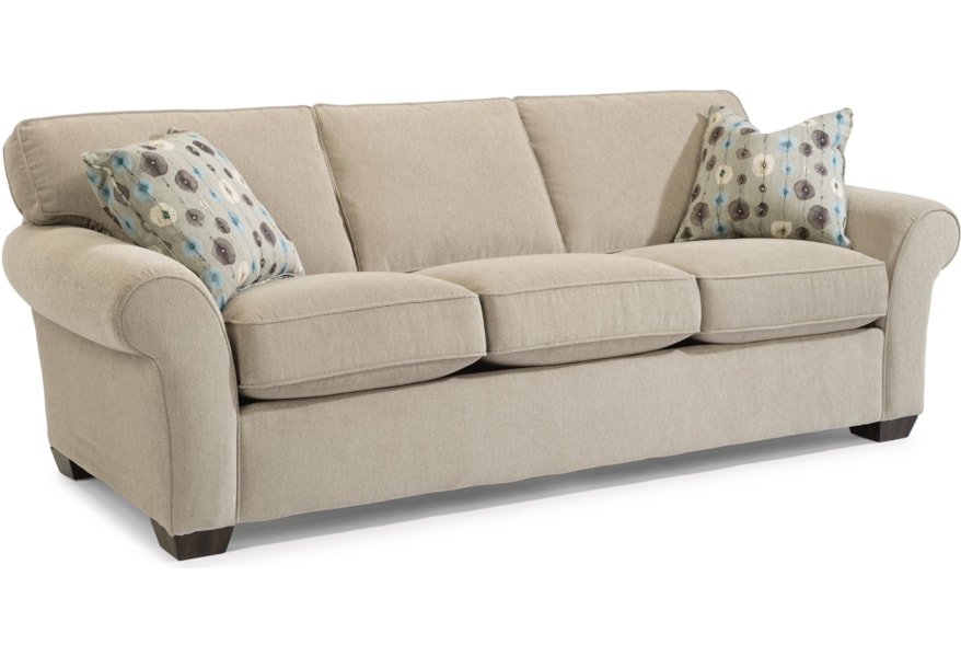Flexsteel Vail 7305 31 91 Three Cushion Sofa Hudson S Flexsteel Vail 7305 31 91 Three