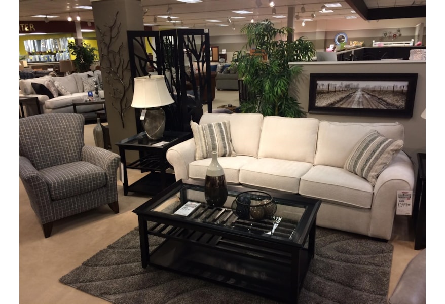 Flexsteel Vail 91 Three Cushion Sofa Vandrie Home Furnishings Flexsteel Vail 91 Three Cushion Sofa