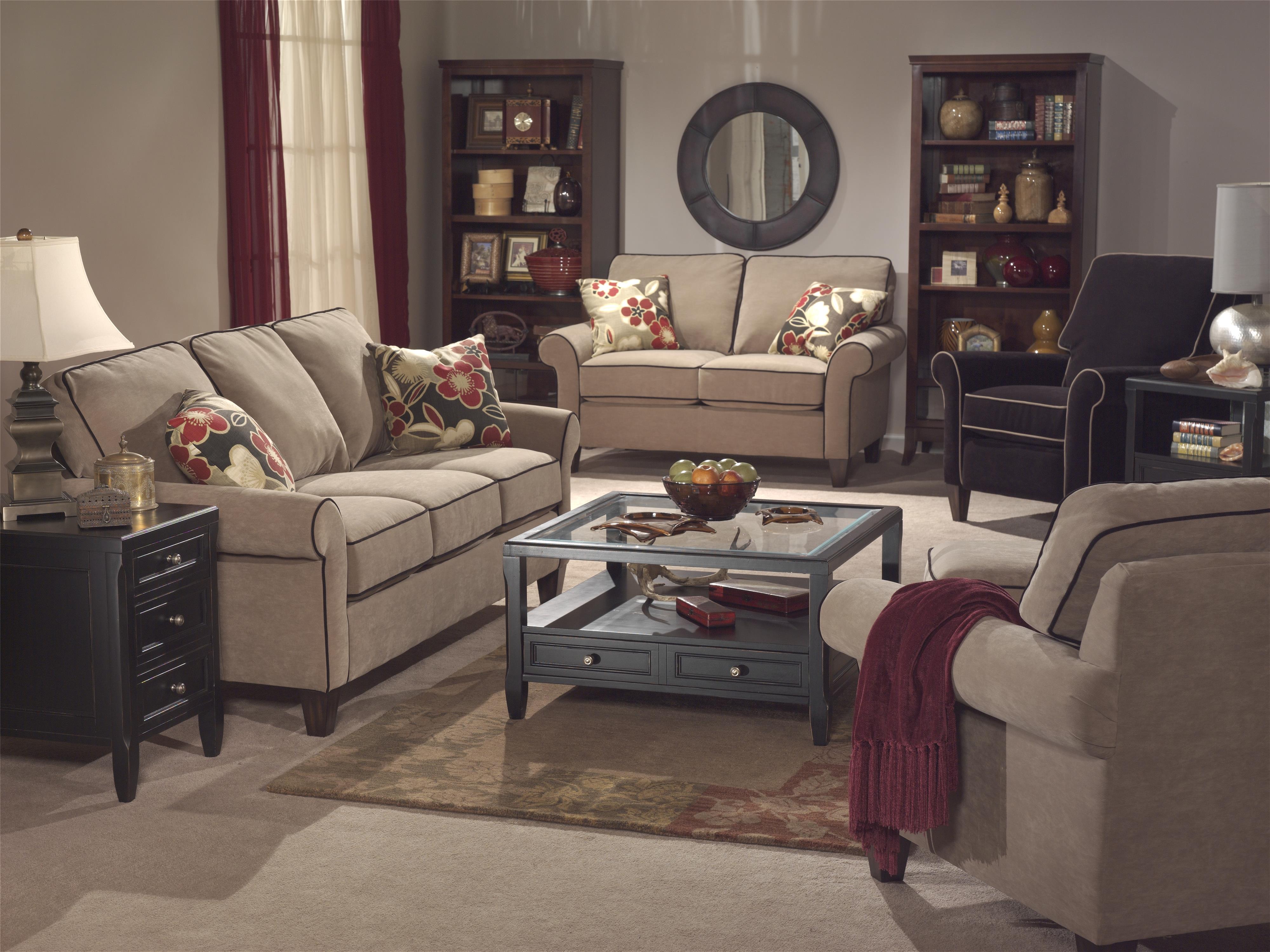 Flexsteel Westside Casual Style Loveseat Wilcox Furniture Loveseats